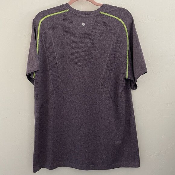 Lululemon Men XL Swiftly Tech Short Sleeve Shirt T-shirt Tee Stretch Crew Vent - Picture 2 of 7
